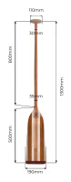 John Paddle Drachenboot Paddel Pro aus Holz #1